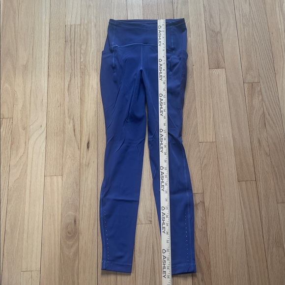 lululemon athletica Pants - Lululemon Blue High-Waisted Leggings size 2